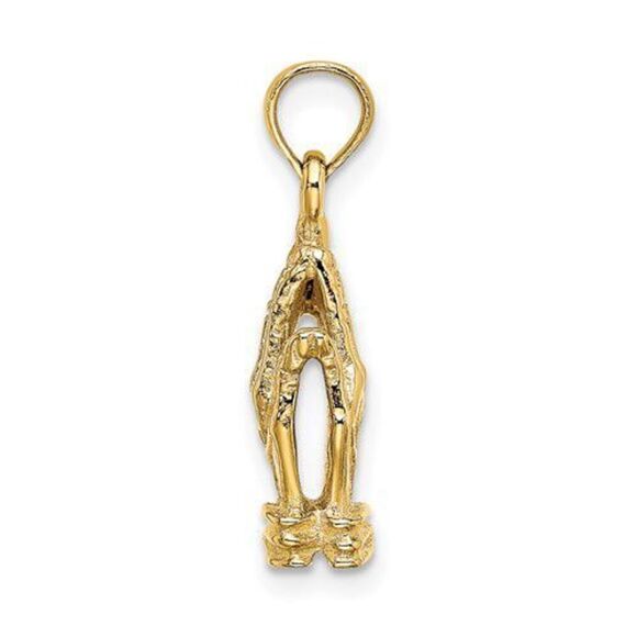 14K 3-D Praying Hands Charm - Picture 4 of 4